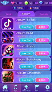 اسکرین شات بازی Music Tiles: Music Games 5