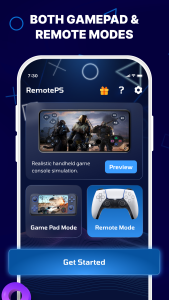 اسکرین شات 3 برنامه PS Remote Game Controller