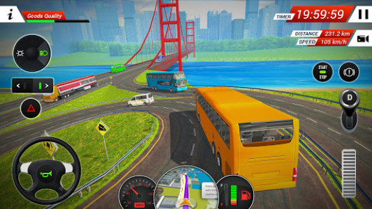 اسکرین شات بازی Coach Bus Driving Simulator 2018 4