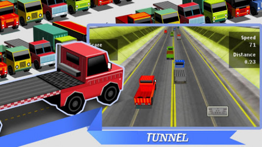 اسکرین شات بازی Truck Traffic Racing3D 5