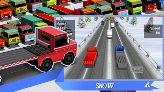 اسکرین شات بازی Truck Traffic Racing3D 7