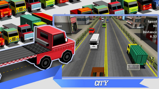 اسکرین شات بازی Truck Traffic Racing3D 3