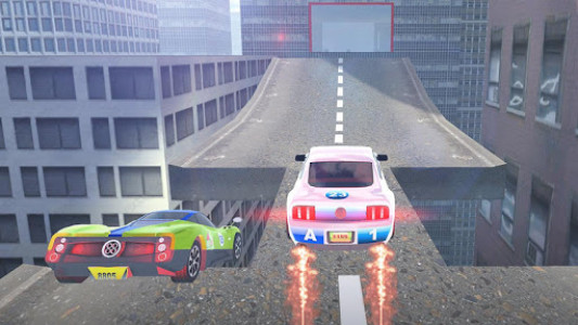 اسکرین شات بازی Roof top Car Stunt Driver 2
