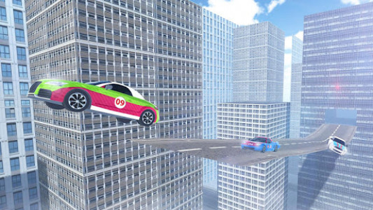 اسکرین شات بازی Roof top Car Stunt Driver 1