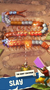 اسکرین شات 1 بازی Scolopendra: Shoot a Centipede
