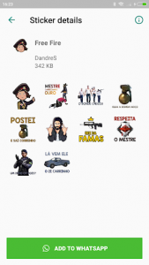 اسکرین شات برنامه Free  Stickers for WhatsApp 4