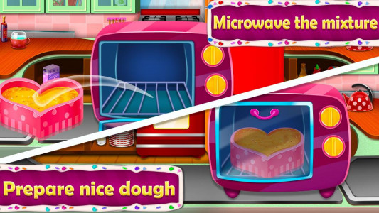 اسکرین شات برنامه Cake Cooking & Decorate Games 4
