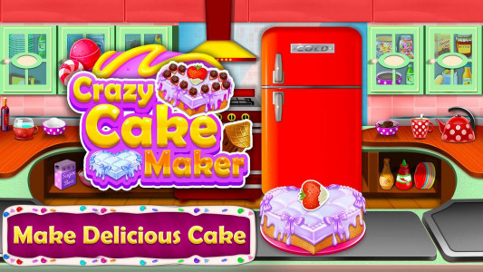 اسکرین شات برنامه Cake Cooking & Decorate Games 1