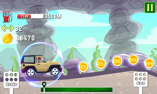 اسکرین شات برنامه 2D Jeep Racing Adventure 5