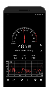 اسکرین شات 1 برنامه Sound Meter