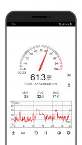 اسکرین شات 4 برنامه Sound Meter