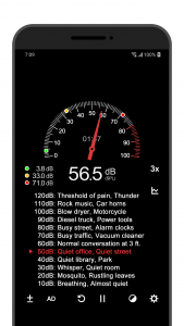 اسکرین شات برنامه Sound Meter 2