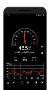 اسکرین شات برنامه Sound Meter 1