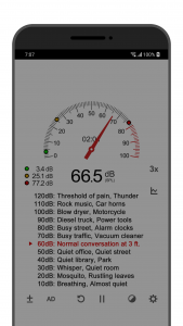 اسکرین شات 5 برنامه Sound Meter