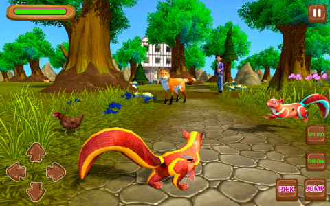 اسکرین شات بازی Squirrel Flying Simulator Family Game 4