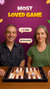 اسکرین شات 1 بازی Backgammon Friends Online