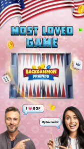 اسکرین شات 1 بازی Backgammon Friends Online