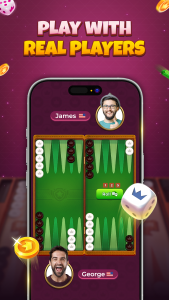 اسکرین شات 2 بازی Backgammon Friends Online