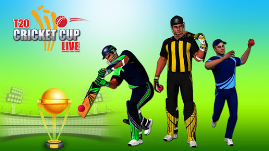اسکرین شات بازی T20 Cricket Game 2019: Live Sports Play 1