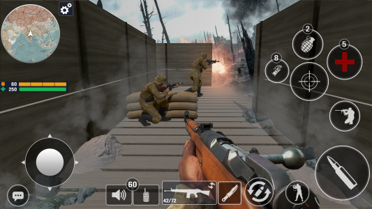اسکرین شات بازی World War Fire Squad Gun Shoot 2