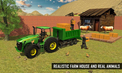 اسکرین شات برنامه Real Offroad Farm Tractor Driving : Driving Game 5