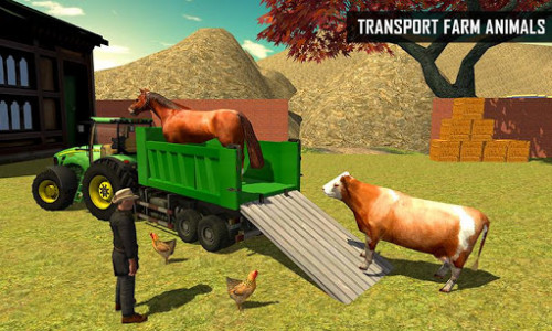 اسکرین شات برنامه Real Offroad Farm Tractor Driving : Driving Game 2