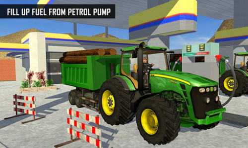 اسکرین شات برنامه Real Offroad Farm Tractor Driving : Driving Game 4