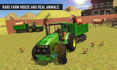 اسکرین شات برنامه Real Offroad Farm Tractor Driving : Driving Game 7