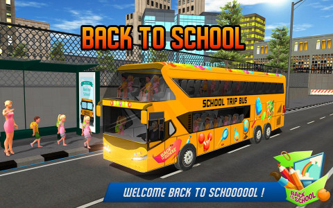 اسکرین شات برنامه School Bus Driver Simulator 3D 1
