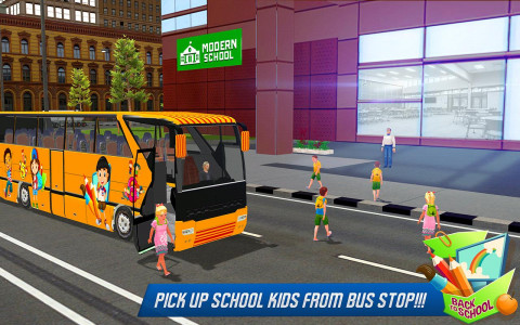 اسکرین شات برنامه School Bus Driver Simulator 3D 4