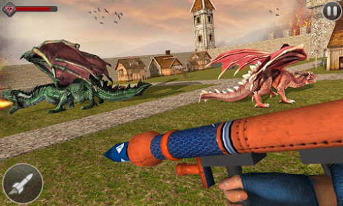 اسکرین شات بازی Flying Dragon Hunting: Dragons Shooter Game 2021 5