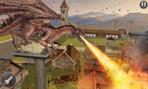 اسکرین شات بازی Flying Dragon Hunting: Dragons Shooter Game 2021 3