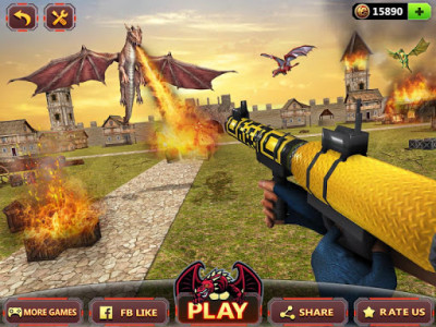 اسکرین شات بازی Flying Dragon Hunting: Dragons Shooter Game 2021 6