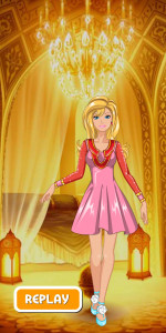اسکرین شات برنامه Pink Princess Dress Up 4