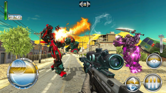 اسکرین شات بازی US Sniper Robot Counter Terroris Attack Mission 3D 6