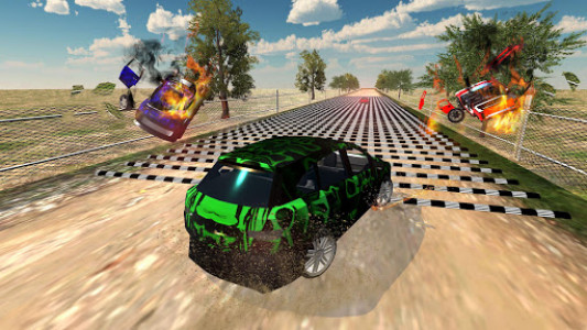 اسکرین شات بازی 100+ Bumps Speed Car Crash Engine Challenge 1