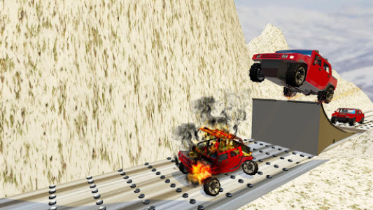 اسکرین شات بازی 100+ Bumps Speed Car Crash Engine Challenge 4