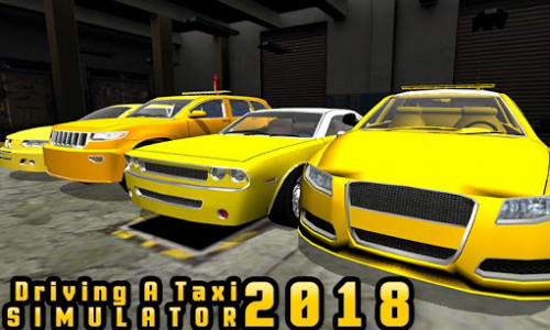 اسکرین شات بازی Driving a Taxi Simulator 2018 2