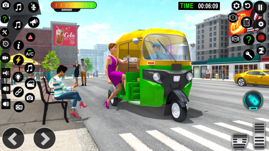 اسکرین شات بازی Auto Game: Rickshaw Driving 3D 2