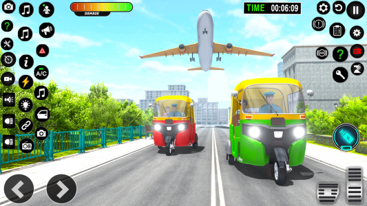 اسکرین شات بازی Auto Game: Rickshaw Driving 3D 5