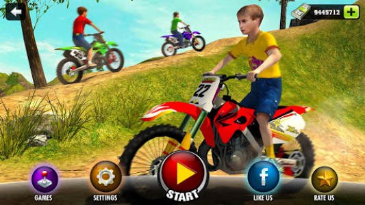 اسکرین شات بازی Kids Downhill Mountain Motorbike Riding 6