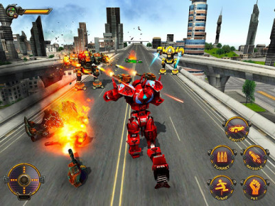 اسکرین شات بازی Monster Robot Hero City Battle 7