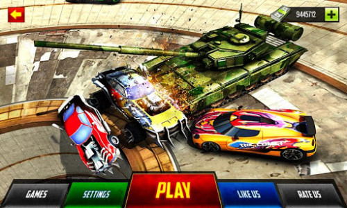 اسکرین شات بازی Whirlpool Demolition Derby Tank War Hero 1