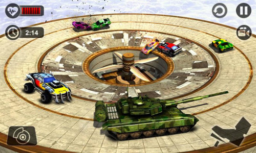 اسکرین شات بازی Whirlpool Demolition Derby Tank War Hero 2