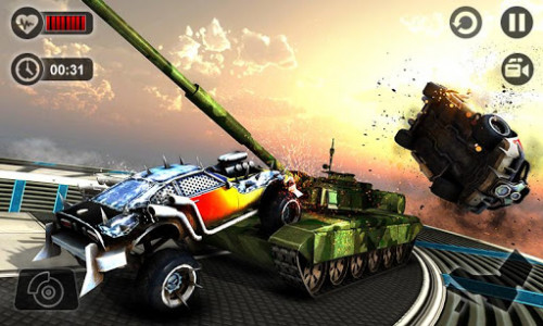 اسکرین شات بازی Whirlpool Demolition Derby Tank War Hero 3