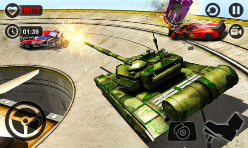 اسکرین شات بازی Whirlpool Demolition Derby Tank War Hero 4