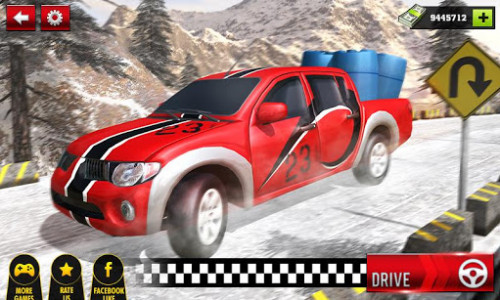 اسکرین شات بازی Uphill Cargo Pickup Truck Driving Simulator 2017 1