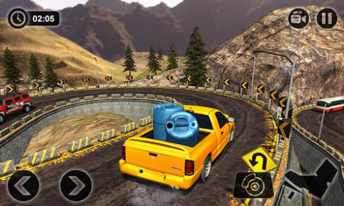 اسکرین شات بازی Uphill Cargo Pickup Truck Driving Simulator 2017 2