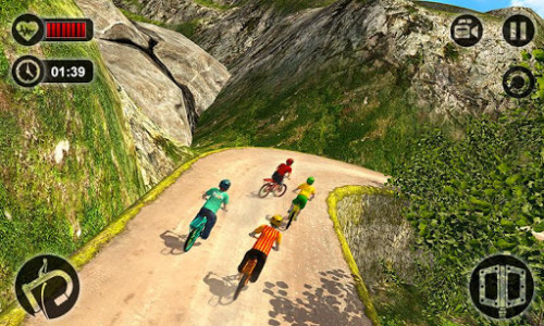 اسکرین شات بازی Kids Bicycle Taxi Sim 2018: Offroad BMX Racing 4