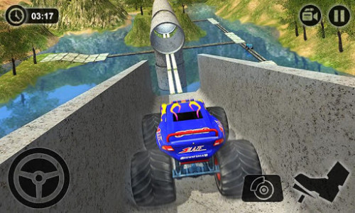 اسکرین شات بازی Uphill Monster Truck Driving Simulator 2018 4